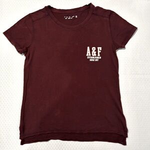 Burgundy Abercrombie & Fitch XS soft Tshirt